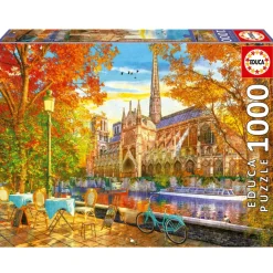 Educa - Legpuzzel - Herfst bij de Notre Dame - 1000 stukjes