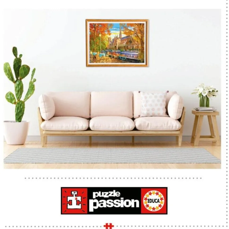 Educa - Legpuzzel - Herfst bij de Notre Dame - 1000 stukjes