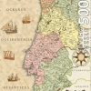 Educa - Legpuzzel - Historische Kaart Portugal - 500 stukjes