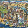 Educa - Legpuzzel - Kaart van New York - 500 stukjes
