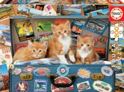 Educa - Legpuzzel - Kittens op Reis - 200 stukjes
