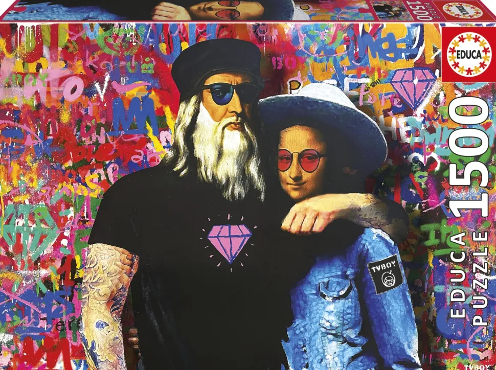 Educa - Legpuzzel - Leo en Lisa TV Boy - 1500 stukjes