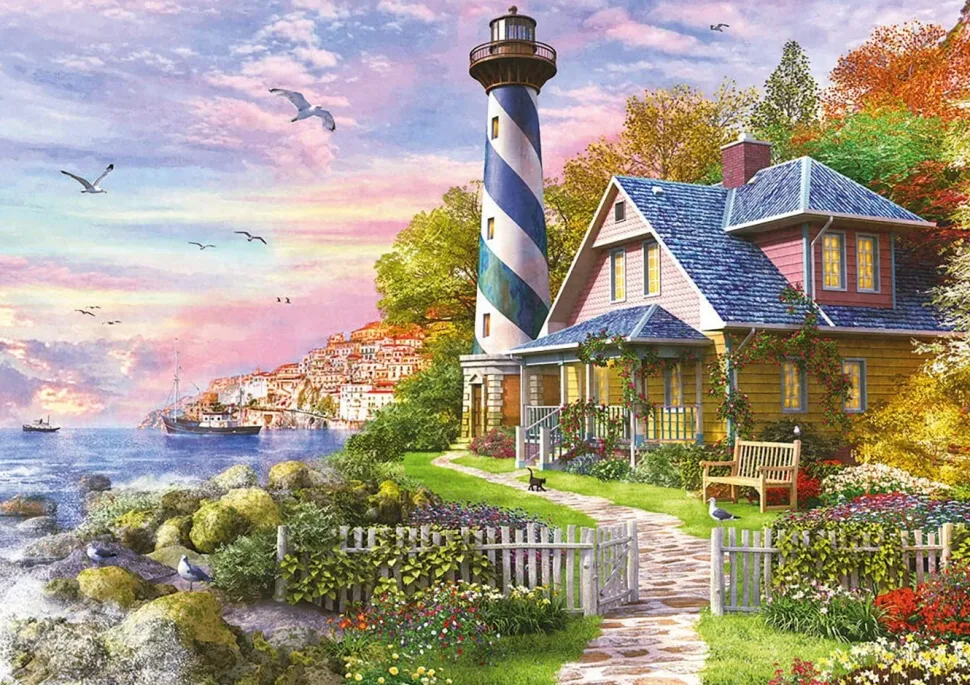 Educa - Legpuzzel - Lighthouse at Rock Bay - 4000 stukjes