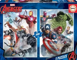 Educa - Legpuzzel - Marvel Mania - 2 x 500 stukjes