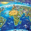 Educa - Legpuzzel - Miniatuur Symbolen van de Wereld - 1000 stukjes