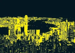 Educa - Legpuzzel - Neon, Hong Kong Skyline - 1000 stukjes
