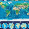 Educa - Legpuzzel - Neon, World Map - 1000 stukjes