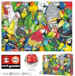 Educa - Legpuzzel - Papegaaien - 500 stukjes