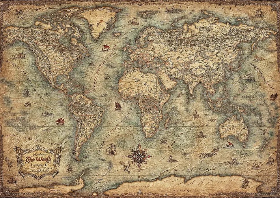 Educa - Legpuzzel - Planisfeer - 3000 stukjes