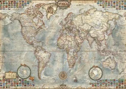 Educa - Legpuzzel - Politieke Wereldkaart - 1500 stukjes