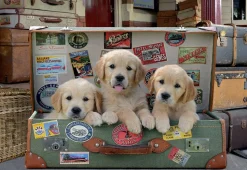 Educa - Legpuzzel - Puppies in de Bagage - 500 stukjes