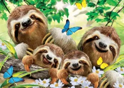 Educa - Legpuzzel - Selfie van de Slothfamilie - 500 stukjes