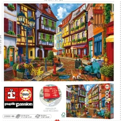 Educa - Legpuzzel - Stralende Straat - 2000 stukjes