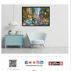 Educa - Legpuzzel - Straten in Parijs - 4000 stukjes