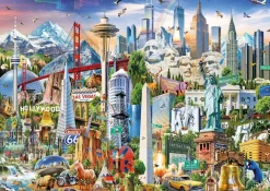 Educa - Legpuzzel - Symbolen van Noord Amerika - 1500 stukjes