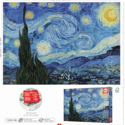 Educa - Legpuzzel - Vincent van Gogh - Sterrennnacht - 1000 stukjes
