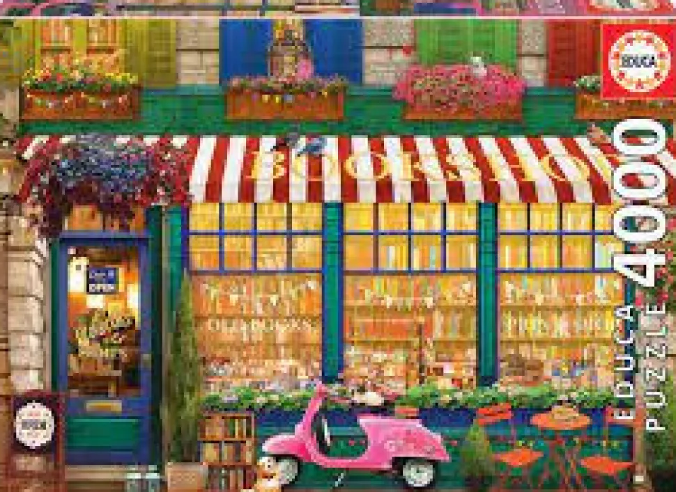 Educa - Legpuzzel - Vintage Bookshop - 4000 stukjes