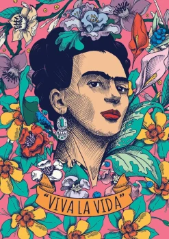 Educa - Legpuzzel - Viva La Vida, Frida Kahlo - 500 stukjes