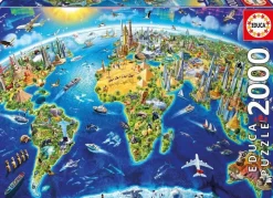 Educa - Legpuzzel - Wereld Monumenten - 2000 stukjes