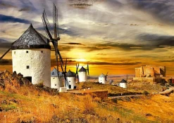 Educa - Legpuzzel - Windmolens, Consuegra - 1500 stukjes