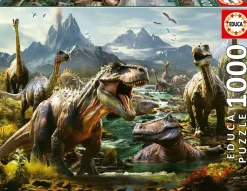 Educa - Legpuzzel - Woeste Dinosaurussen - 1000 stukjes