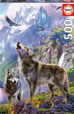 Educa - Legpuzzel - Wolven In De Bergen - 500 stukjes