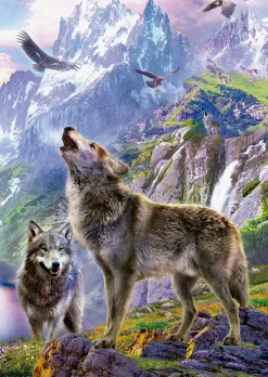 Educa - Legpuzzel - Wolven In De Bergen - 500 stukjes