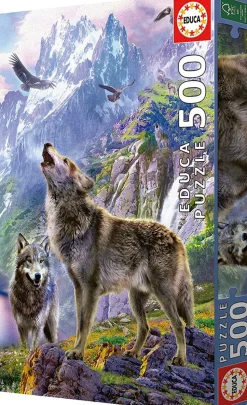 Educa - Legpuzzel - Wolven In De Bergen - 500 stukjes