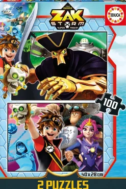 Educa - Legpuzzel - Zak Storm - 2 x 100 stukjes