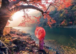 Educa - Legpuzzel - Zonsopgang bij de Katsura, Japan - 1000 stukjes