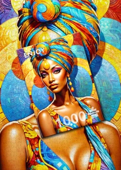 Enjoy - Legpuzzel - Afrikaanse Schoonheid - 1000 stukjes