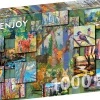 Enjoy - Legpuzzel - Bos Collage - 1000 stukjes