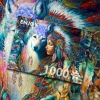 Enjoy - Legpuzzel - Indiaanse Prinses met Wolf - 1000 stukjes