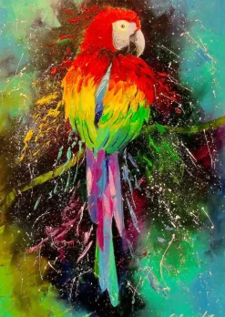 Enjoy - Legpuzzel - Kleurrijke Papagaai - 1000 stukjes