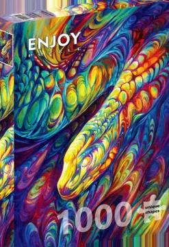 Enjoy - Legpuzzel - Regenboog Slang - 1000 stukjes