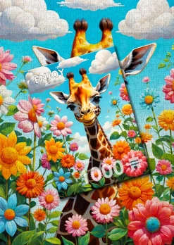 Enjoy - Legpuzzel - Schattige Giraffe - 1000 stukjes