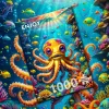 Enjoy - Legpuzzel - Schattige Octopus - 1000 stukjes
