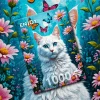 Enjoy - Legpuzzel - Witte Kat - 1000 stukjes