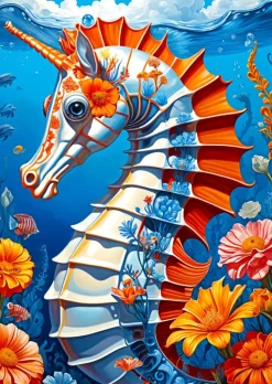 Enjoy - Legpuzzel - Zeepaardje - 1000 stukjes