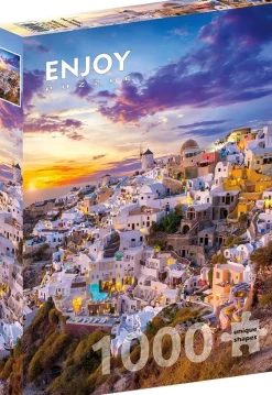 Enjoy - Legpuzzel - Zonsopgang over Santorini - 1000 stukjes
