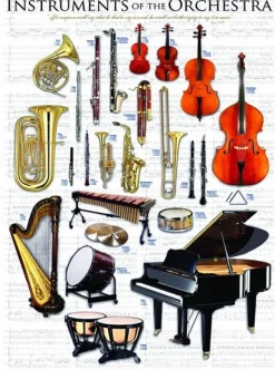 Eurographics - Legpuzzel - Muziekinstumenten - 1000 stukjes