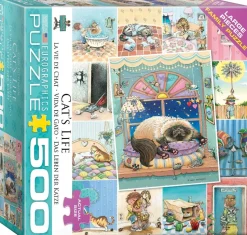 Eurographics - Legpuzzel - A Cat's Life 500 XL stukjes