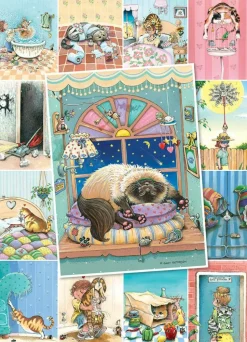 Eurographics - Legpuzzel - A Cat's Life 500 XL stukjes
