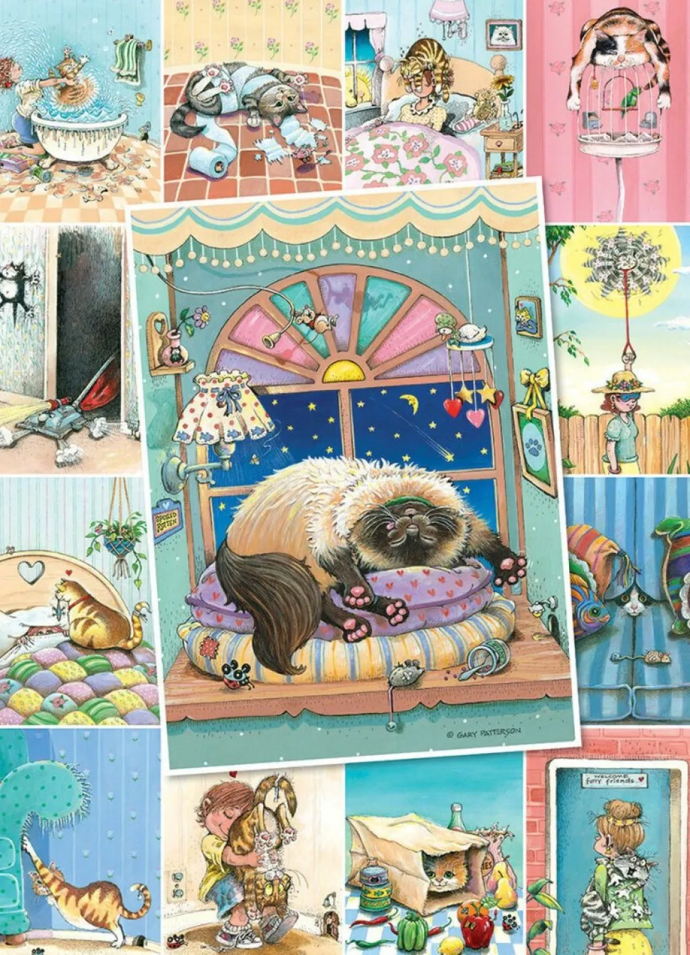 Eurographics - Legpuzzel - A Cat's Life 500 XL stukjes