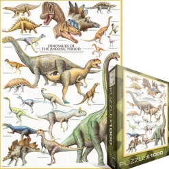 Eurographics - Legpuzzel - Dinosauriers Jura - 1000 stukjes