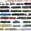 Eurographics - Legpuzzel - History of Trains - 1000 stukjes