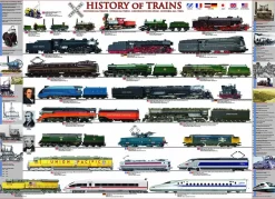 Eurographics - Legpuzzel - History of Trains - 1000 stukjes