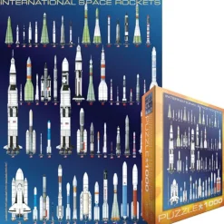 Eurographics - Legpuzzel - Internationale Ruimteraketten - 1000 stukjes