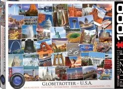 Eurographics - Legpuzzel - Globetrotter USA - 1000 stukjes