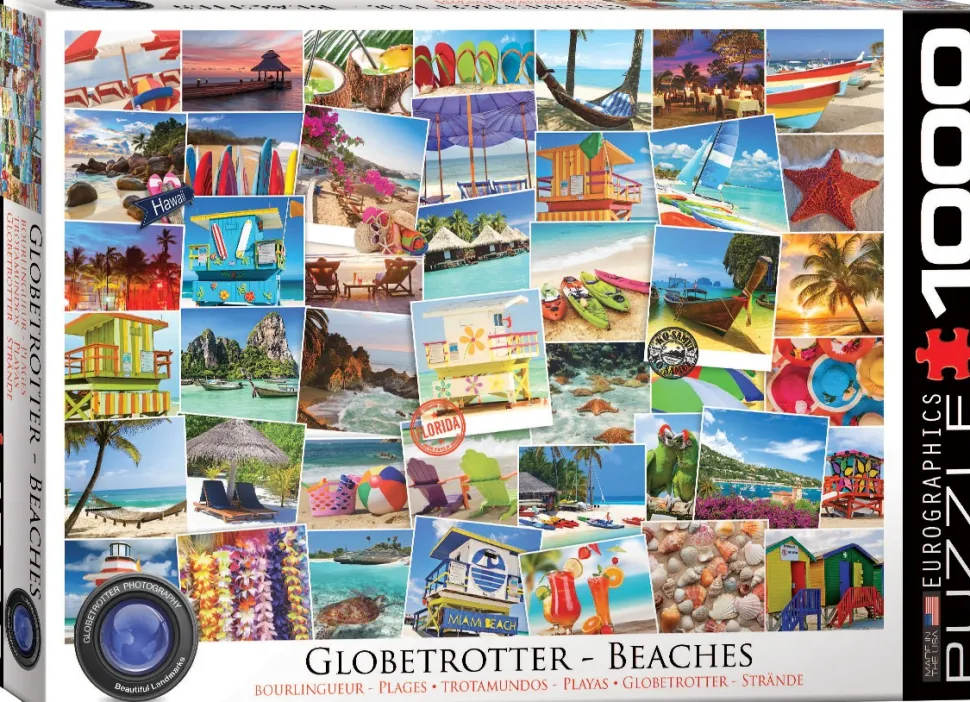 Eurographics - Legpuzzel - Globetrotter Beaches - 1000 stukjes
